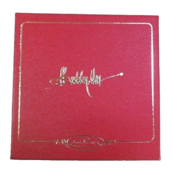 ANNA-PERENNA Blessed Angel 3.25" handing porcelain disc, numbered B3442/5000 - Picture 3 of 3